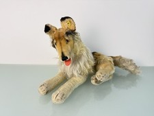 Steiff Tier Sammler Stofftier 2343.00 Hund Collie 27 x 53 cm. Top Zustand 