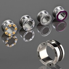 Flesh tunnel plug - flesh,
