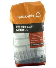 Feuerfestmörtel, (Hafnermörtel, bis 1000° C, für Öfen, Herde und Kamine ) 