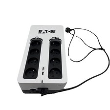 USV Eaton 3S 850 FR schwarz/weiß OHNE BATTERIE/OHNE OVP/KRATZER VORHANDEN