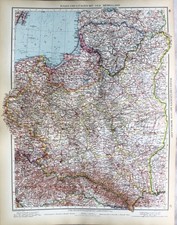 ANDREES HAND ATLAS MAP PLATE