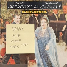 Freddie Mercury Montserrat Caballe Barcelona Vinyl Record VG+/VG POSP887