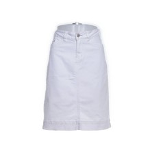 Garden Romantic, Jeansrock, Größe: 40, Weiß, Baumwolle/Elasthan/Polyester -jg0