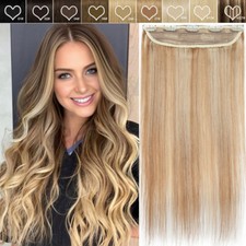 Dick Ein Tressen Echthaar Clip