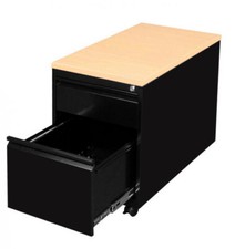 Stahl Büro Rollcontainer Bürocontainer mit Hängeregistratur 62x46x59cm 4 Farben 
