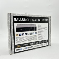 GALLUNOPTIMAL Combo-Receiver DVB-C & DVB-T2 H265 mit Auto Installation & Aufnahm