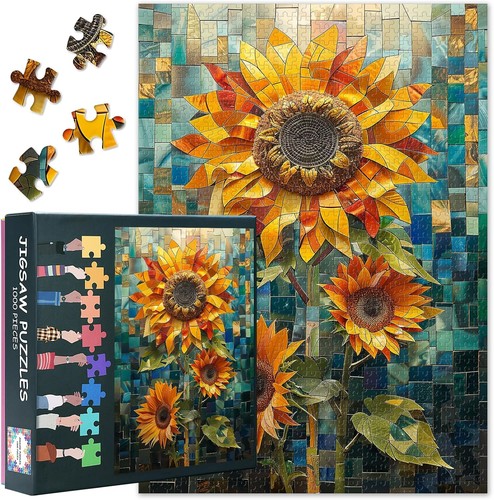 Mosaik von sonnenblumen - mosaik,