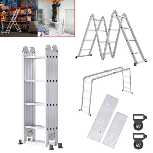 Alu anlegeleiter klappleiter - anlegeleiter,