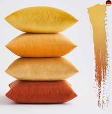 MIULEE Samt Kissenbezug 40x40