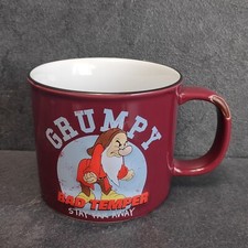 Disneyland Paris Tasse Grumpy Zwerg Schneewittchen Sammeltasse Relief 3D Rar 
