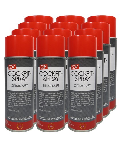Cockpitspray zitrusduft 12x - cockpitspray,