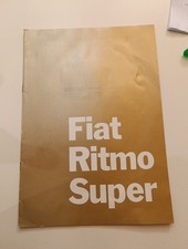 Original Prospekt Fiat Ritmo