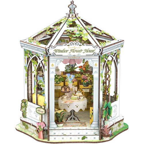 Miniatur puppenhaus holz led - miniatur,