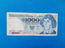 1 x 1000 Zlotych Polen / Banknote Geldschein von 1982 *°°