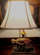 Palm Beach Decor Monkey Lamp