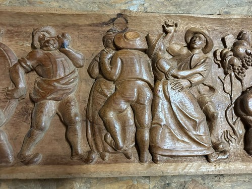 Großes wandrelief relief - großes, holz