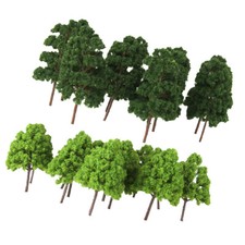 MagiDeal 45x Mini Baum Modelle