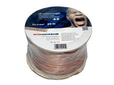 Oehlbach Lautsprecherkabel Minispule 2x1,5qmm 20m 105 Speaker Wire transp.