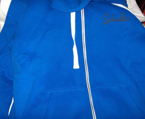 Schalke sweat jacke - schalke, sweat-jacke