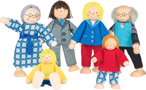 Goki biegepuppen city familie - goki,