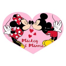 Minnie & Mickey Mouse Maus Herz Kissen Dekokissen Zierkissen Kuschelkissen