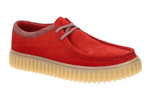 Clarks schuhe torhill rot - schuhe,