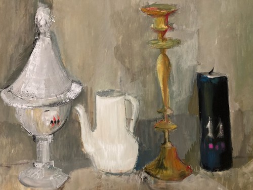 Schönes gemälde 1960 gouache - gemälde,