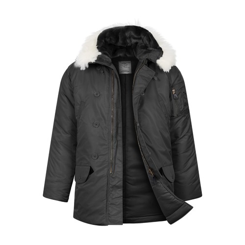 Army parka padded jacket - padded,