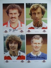 4 x Fortuna Düsseldorf uralte Autogrammkarten org. signiert  Schlösser-Alt  (41)