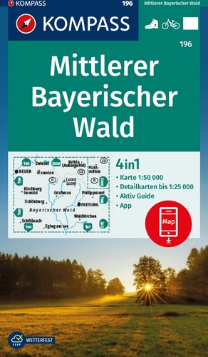 Kompass wanderkarte 196 - /,