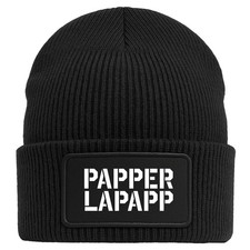 Beanie Papperlapapp Schriftzug