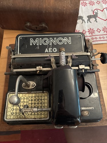Mignon aeg schreibmaschine - aeg,