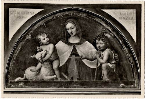 Alte kunstpostkarte lugano - alte,
