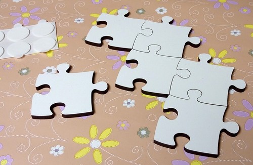 Blanko puzzle teile unendlich - blanko, puzzle-teile