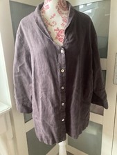 deerberg Bluse Braun Leinen Gr