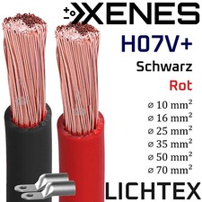 Batterie Strom Kabel Anschluss H07V+ Rot Schwarz & Ring Kabelschuh M6 M8 M10
