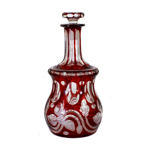 Nachtflasche mit rubinroter