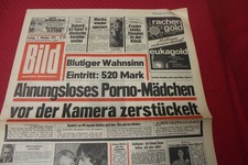 Bild Zeitung 3. Oktober 1975 Geschenk zum 50. Geburtstag * Cindy und Bert Baby