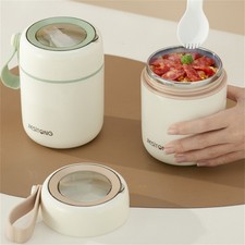 Isolierter Lunchbehälter Heißes Essen Glas Vakuum Suppe Thermoskanne Bento Box