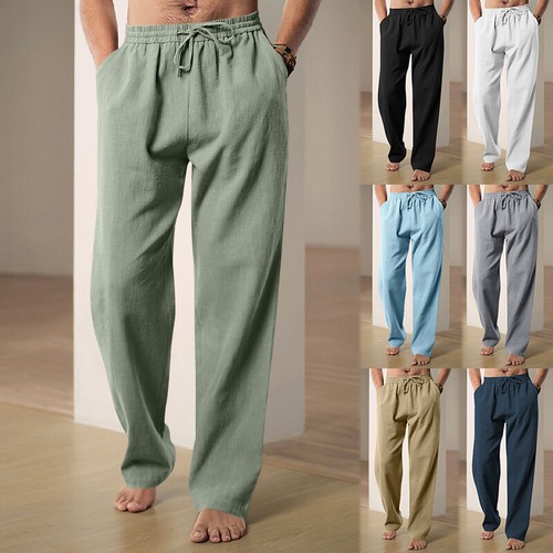 Herren leinenhose freizeit - herren,