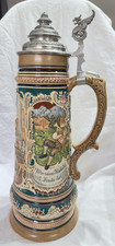Antiker bierkrug keramik - antiker, mit