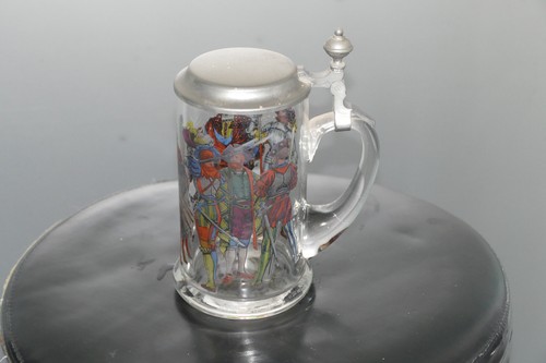 Glas zinn deckel bierhumpen - deckel,