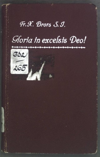 Gloria excelsis deo - in, deo!