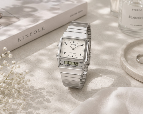 Casio vintage ana - casio, silver