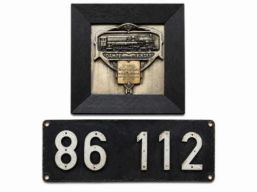 Lokschild 1933 original - db,
