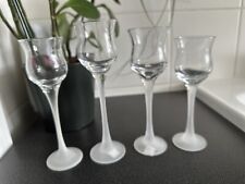 PartyLite Kerzenbehelter Eiskristalle Trio set 4 Gefrostetes Glas