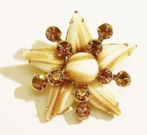 Vintage schmuck brosche stern - vintage,