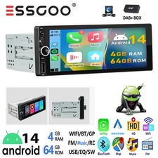 1 DIN 6.86" Android 14 Apple