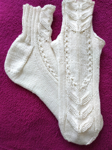 Handgestrickte wollsocken gr - handgestrickte,