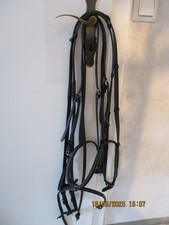 Trense WB  Schwedisches Reithalfter + Zügel  frisch geölt  Zügel bitte Foto anse